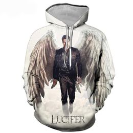 Men's Jackets Lucifer Season 5 3D Print Hoodie Men's Women's Casual Outdoor Pullover HoodieMen's