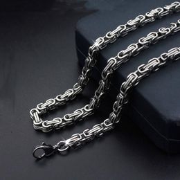 Chains Fashion Simple Titanium Steel Necklace Handmade Chain Stainless Male Models Domineering Trend Jewelry