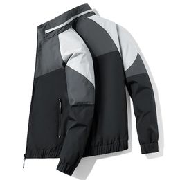 Men's Jackets Spring Men's Bomber 2022 Men Outerwear Patchwork Solid Colour Coats Fashion Mens Streetwear Baseball ClothingMen's