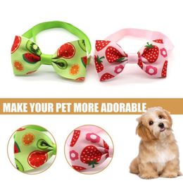 Dog Collars & Leashes Mini Practical Dots Pattern Ribbon Cute Puppy Collar Adjustable Cat Reusable For Home UseDog