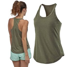 Yoga Outfit Comfortable Breathable Loose Sport Tank Top Run Training Shirts Women Quick Dry Fitness Tops Vest Sleeveless Workout ShirtYoga