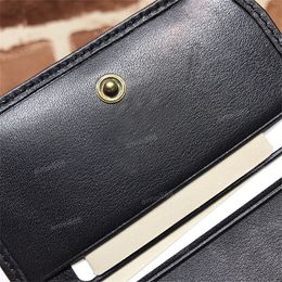 High quality men's women's leather zipper short wallet letter multicolor wallet women's fashion wallet with gift bo291H