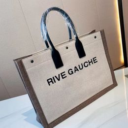 3 цвета Trend Женская сумка Rive Gauche Totes сумка для покупок сумки верхнее белье Большие пляжные сумки Дизайнерская дорожная сумка через плечо Сумка-кошелек HQY4836