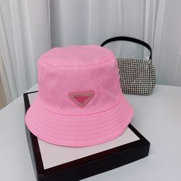 Designer women's luxury fisherman bucket hat bright 7 Colour flat top hat big brim sun hats summer travel fluffy cap