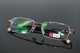 Fashion Sunglasses Frames Eyeglasses Optical Custom Made Prescription Alloy Coated Reader Non Spherical Shortsightedness Glasses Pochrmic -1