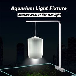 fish tank stand NZ - rium LED Light Hanging Lamp Fixture Stands For Universal Fish Tank Fixtures Aluminum Support Hanger Securely Y200917