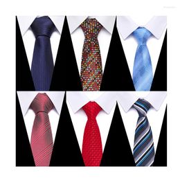 Bow Ties Mix Colours Wholesale 2022 Style Silk Tie Solid Men Suit Accessories Black Fit Business Wedding GravatasBow