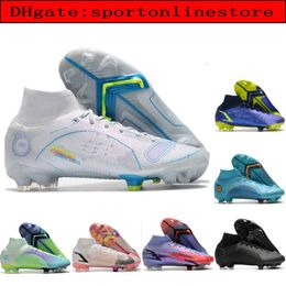 top quality mens soccer boots Superfly 8 Elite KM FG football cleats Dream Speed outdoor shoes Main Rawdacious cr7 scarpe da calcio chuteiras men Breathable