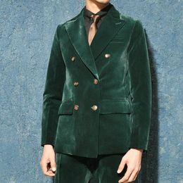 Mens Green Velvet Tuxedo Suit Jacket Black Shawl Lapel Blazer Smart Formal Dinner Coat 