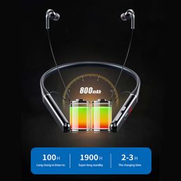 Cell Phone Earphones Wireless Magnetic Neckband Headphone -Compatible Headset IPX5 Waterproof Sport Earbuds Noise CancellingCell CellCell