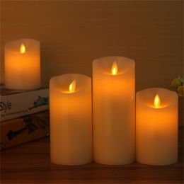 Led electronic candles Remote Control LED Electronic Flameless Candle Lights Table Lamp for Party Decoration Holidays lights 201009