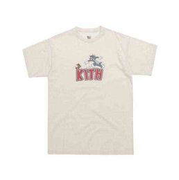 Kith Tom and Jerry Tee Man Women Casual T-shirt Short Sleeves Sesame Street l Fashion Clothes s Outwear Quality Q11