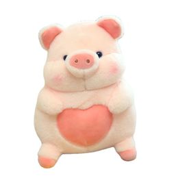 20cm Soft Lovely Fat Pig Plush Toys Stuffed Soft Animal Pillow Children's Birthday Kawaii Holiday Gift Home Ornament Doll LA358