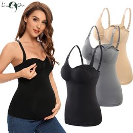 Breastfeeding womens bras High Elastic Upper Button Buckle Maternal Clothes Nursing Bra Nursing Underwear Maternity Sling 220621