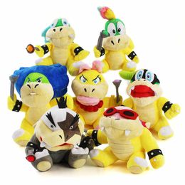 16-20cm 7 Styles Koopa Bowser Dragon Plush Toys Bowser Soft Stuffed Dolls Kids Gifts