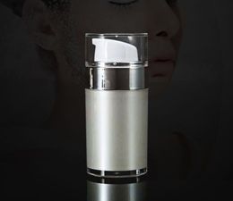 30ml 50ml acrylic locking vacuum bottle press lotion water cream bottles cosmetics sub