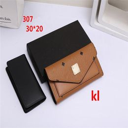 Luxury Wallet G Brand M Women's Bag Men's Bag Clutch Bag Card Holder Colour Matching Classic Yellow Brown Letter L