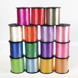 Birthday Party Decorations Crafts Foil Curling 250 Yards Multi Colour 5mm Balloon Ribbon Roll DIY Gifts Wedding Supplies