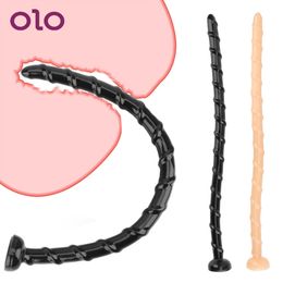 OLO sexy Toys For Woman Men Anus Masturbator Prostata Massage Erotic Long Threaded Anal plug Butt Dilator Expander Beads