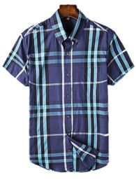 Men's Dress Shirts bberry 4 Styles Mens Shirts Hawaii Letter Printing Designer Shirt Slim Fit Men Fashion Long Sleeve Casual Male Clothing M-3XL#15