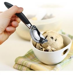 Spoons Chef Ice Cream Scoop with Comfortable Handle, Professional Heavy Duty Sturdy Scooper, Premium Kitchen Tool JLE14157