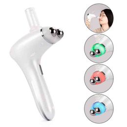 Microcurrent Facial Massager Roller Face Lifting Firming Anti-Aging Massage Nutritional Penetration Rejuvenation Beauty Device 220517
