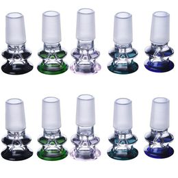 14mm 18 mm male thick Colour Smoking Bowl Hookahs nail Holder,dry herb holder for water glass bongs pipes hookah