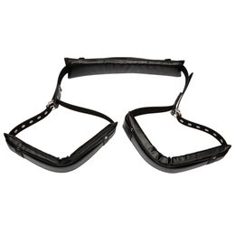 Manyjoy Fetish sexy Accessories Black Ankle Cuffs BDSM Bondage Restraints Open Legs Slave Adult Games Erotic Toys For Couple