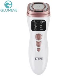 EMS Mini HIFU Machine RF Radio Frequency Face Lifting Anti Wrinkle Device Microcurrent Beauty LED Therapy Skin Care Tools 220428
