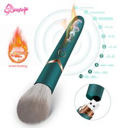 Multifunction Make up Brush Vibrator sexy Toys for Women G Spot Nipple Clitoral Stimulation Female Massager Adults