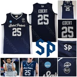 St. Peters Peacocks Basketball Jersey NCAA College Daryl Banks III KC Ndefo Doug Edert Matthew Lee Fousseyni Hassan Drame Murray Dasher Rupert