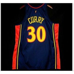 Chen37 Custom Men Youth women Vintage Stephen Curry ORANGE 09 10 College Basketball Jersey Size S-4XL or custom any name or number jersey