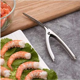 304 Stainless Steel Shrimp Peeler Prawn Peeler Shrimp Peel Device Fishing Tool Creative Kitchen Gadget Cooking Seafood Tool