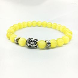 Beaded Strands In 2022 Women Men Bracelet Religious Buddhism Amulet Buddha Head With Beautiful Beads Provide Drop Trum22