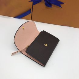 Top quality designer wallets Wholesale card holder classic short wallet for women clutch Fashion box lady coin purse woman business 41ap939