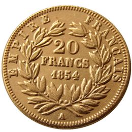 France 20 France 1854A Gold Plated Copy Decorative Coin metal dies manufacturing factory Price