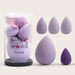 mini beauty sponge UK - 5pc makeup sponge set Beauty Cosmetic Powder Puff For Foundation Cream Concealer mini travel Make Up Blender Tools Cosmetics