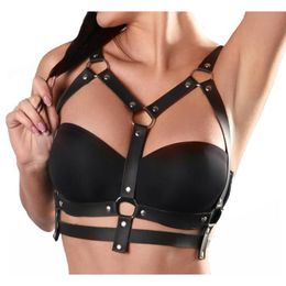 Belts Harness For Women Gothic Belt Lingerie Body Bondage Corset Adjustable Lady Chest Black Suspender BeltBelts