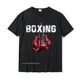 Funny Boxing T-Shirt - I Love Boxing Tshirt Geek T Shirt For Men Cotton Tops & Tees Camisa 220509