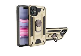 Phone Cases For Samsung S22 S21 S20FE S10 Plus NOTE 20 With Ring Kickstand Robot Armor Full Protection