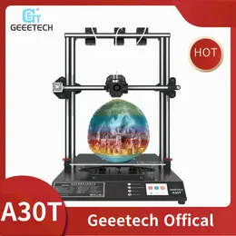 Printers Geeetech A30T 3-in-1-out Auto Levelling Mix Colour 3d Printer Mix-color 320 420mm Print Area With Filament Fetector FDMPrinters