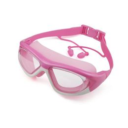 Home Children's large frame swimming-goggles High definition waterproof and anti fog swimming glasses