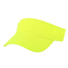 Berets Adjustable Blank Sun Visors For Women Men Neon Yellow Sports Tennis Golf Visor Cap Dusty Pink White BlackBerets