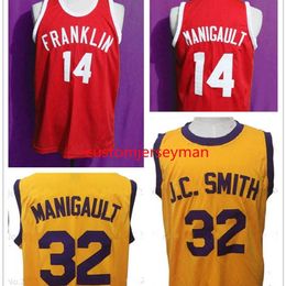 Nikivip EARL The Goat DON CHEADLE REBOUND#14 MANIGAULT jersey throwback Mens Stitched jerseys retro Custom made size S-5XL