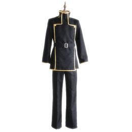 Anime CODE GEASS Lelouch Lamperou Cosplay Costume Lelouch of the Rebellion Emperor School Uniform for Halloween Party