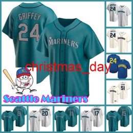 Julio Rodriguez Baseball Jersey Mitch Haniger Adam Frazier Kyle Lewis Marco Gonzales Kyle Seager Tom Murphy Ty France