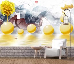 HD Wallpaper 3D Wall sticker Stereoscopic Background room decor Living Room Bedroom abstract creativity Custom Mural Wallpapers pegatinas de pared modern style