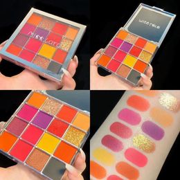 Eye Shadow Colour Matte Eyeshadow Palette Shimmer Glitter Pigmented Charming Pressed Nude Powder Blendable Makeup Kit Pigm H8J1Eye