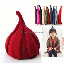 Beanie/Skl Caps Hats Hats Scarves Gloves Fashion Accessories Children Hat Christmas 1-3Y Baby Girls Boy Autumn Winter Weatherization Poin