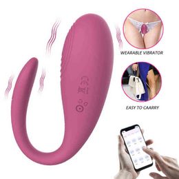 NXY Vibrators Wholesale Smart App Wireless g Spot Sex Toys for Women Remote Control Vibrating Dildo Flamingo Clitoris Insert Vagina Vibrator 0411
